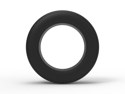 Pneumatico da gara 8 Scala da 1 a 25 Modello di stampa 3D