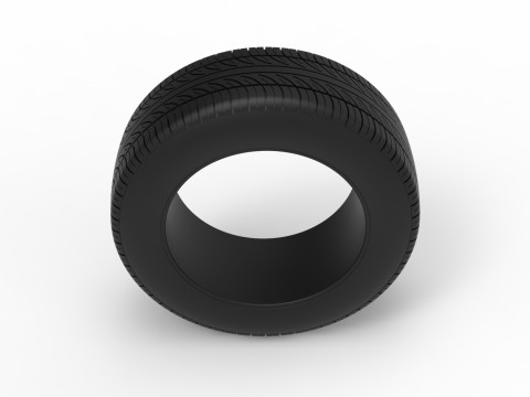 Pneumatico da gara 8 Scala da 1 a 25 Modello di stampa 3D