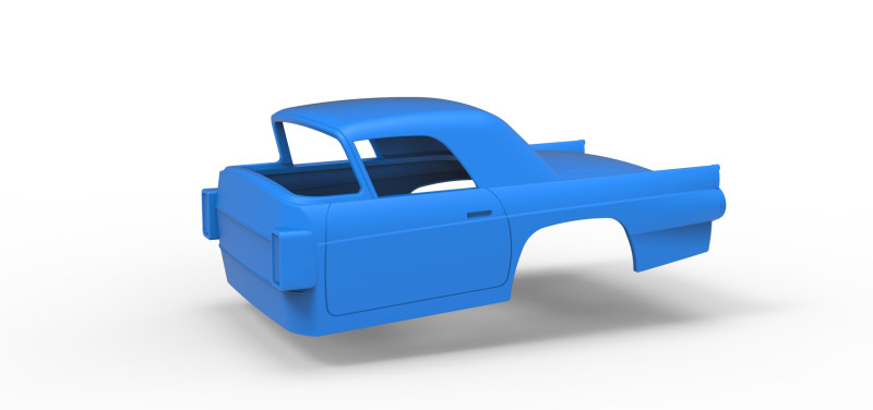 Shell of Vintage front engine dragster Version 6 Scale 1 to 25 3D Print Model .c4d .max .obj .3ds .fbx .stl .blend 