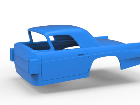 Carcasa de dragster Vintage con motor delantero Versi&oacute;n 6 Escala 1 a 25 Modelo de impresión 3D