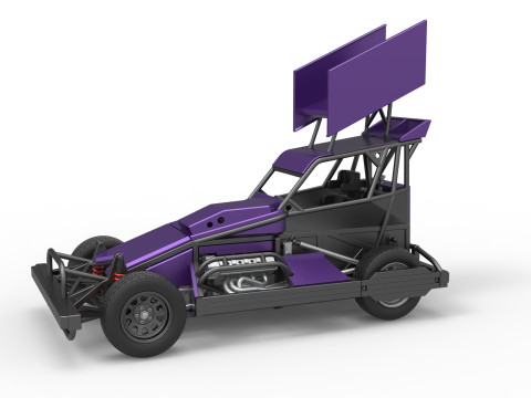 뉴질랜드 Superstock 자동차 버전 4 스케일 1 ~ 25 3D 프린트 모델