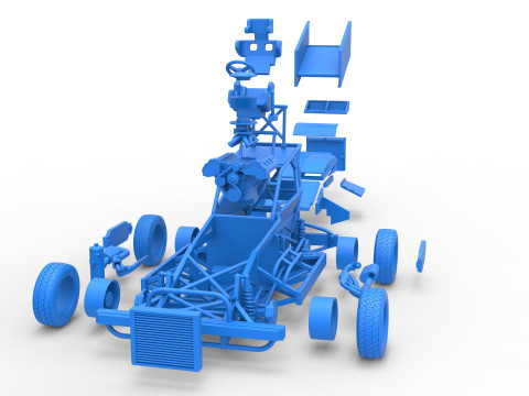 Mobil Superstock Selandia Baru Versi 4 Skala 1 hingga 25 Model Cetak 3D