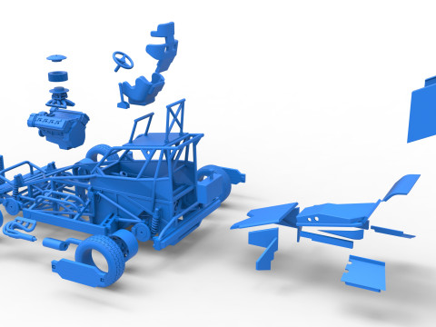 Mobil Superstock Selandia Baru Versi 4 Skala 1 hingga 25 Model Cetak 3D