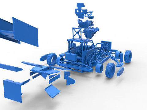 Mobil Superstock Selandia Baru Versi 4 Skala 1 hingga 25 Model Cetak 3D