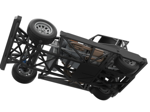 新西兰 Superstock 汽车基础版本 4 比例 1 至 25 3D 打印模型