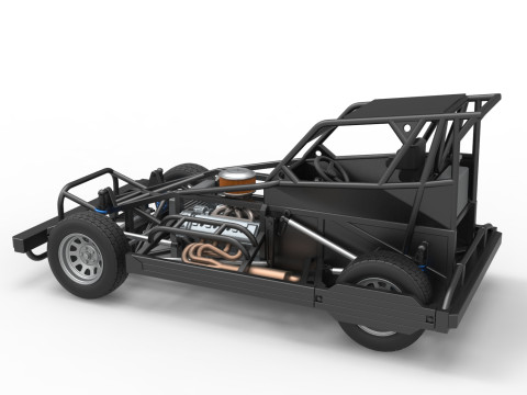 新西兰 Superstock 汽车基础版本 4 比例 1 至 25 3D 打印模型