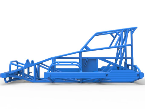 Yeni Zelanda Superstock arabasının &ccedil;er&ccedil;evesi Versiyon 4 &Ouml;l&ccedil;ek 1'den 25'e 3D Baskı Modeli