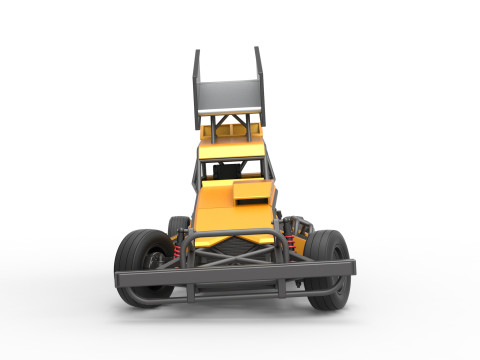 Auto Superstock neozelandese mentre gira la Versione 4 Scala da 1 a 25 Modello di stampa 3D