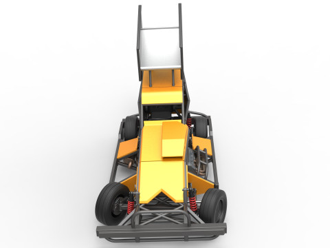 Auto Superstock neozelandese mentre gira la Versione 4 Scala da 1 a 25 Modello di stampa 3D