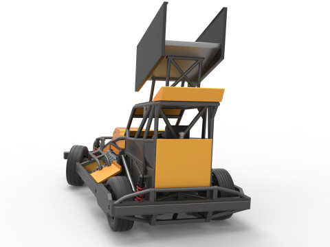 Auto Superstock neozelandese mentre gira la Versione 4 Scala da 1 a 25 Modello di stampa 3D