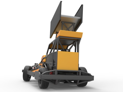 Auto Superstock neozelandese mentre gira la Versione 4 Scala da 1 a 25 Modello di stampa 3D