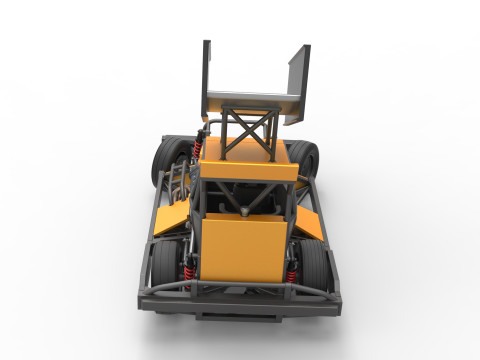 Auto Superstock neozelandese mentre gira la Versione 4 Scala da 1 a 25 Modello di stampa 3D