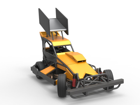 Auto Superstock neozelandese mentre gira la Versione 4 Scala da 1 a 25 Modello di stampa 3D