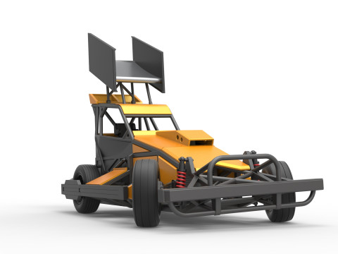 Auto Superstock neozelandese mentre gira la Versione 4 Scala da 1 a 25 Modello di stampa 3D