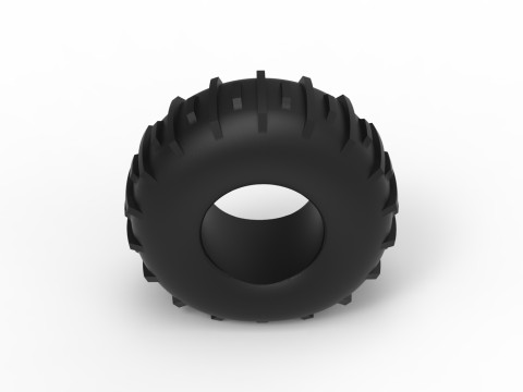 低压 Forester 1370 轮胎放气 比例 1 至 25 3D 打印模型