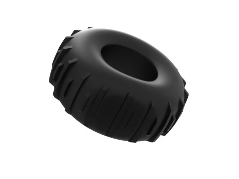 Low pressure Forester 1370 tire deflated Scale 1 to 25 3D Print Model