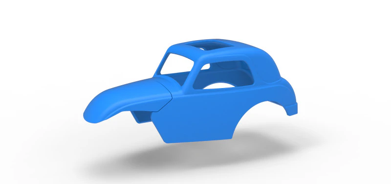 Shell of Super rod Version 3 Scale 1 to 25 3D Print Model .c4d .max .obj .3ds .fbx .stl .blend