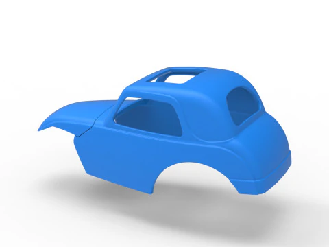 Shell of Super rod Version 3 Scale 1 to 25 3D Print Model