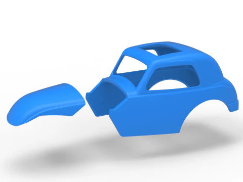 Shell of Super rod Version 3 Scale 1 to 25 3D Print Model