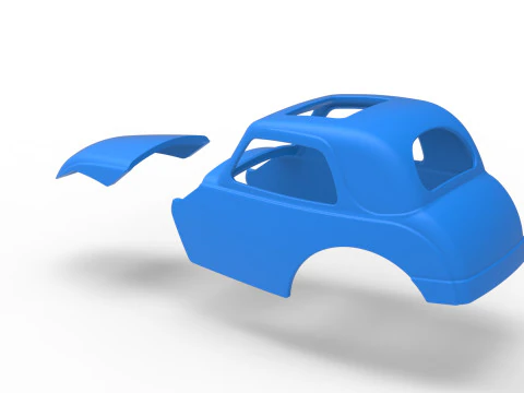 Shell of Super rod Version 3 Scale 1 to 25 3D Print Model