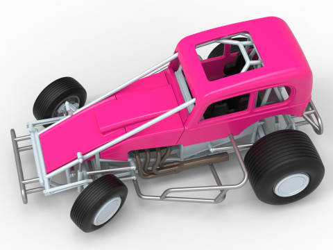 Super rod Version 1 while turning Scale 1 to 25 3D Print Model