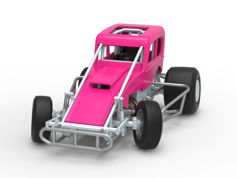 Super rod Version 1 while turning Scale 1 to 25 3D Print Model