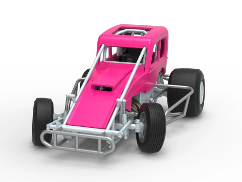 Super rod Versi 1 sambil memutar Skala 1 sampai 25 Model Cetak 3D