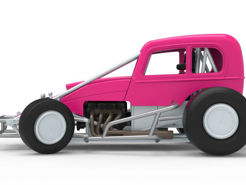 Super rod Versi 1 sambil memutar Skala 1 sampai 25 Model Cetak 3D