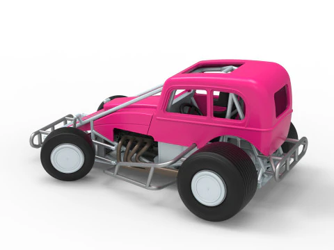 Super rod Versi 1 sambil memutar Skala 1 sampai 25 Model Cetak 3D