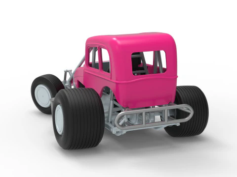 Super rod Versi 1 sambil memutar Skala 1 sampai 25 Model Cetak 3D