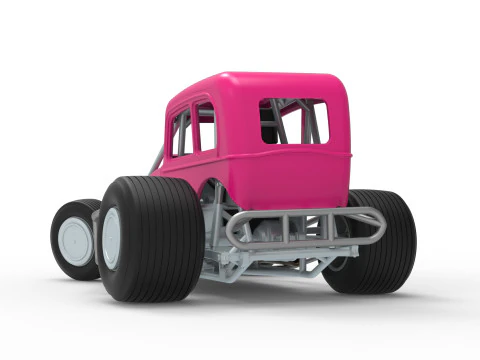 Super rod Versi 1 sambil memutar Skala 1 sampai 25 Model Cetak 3D