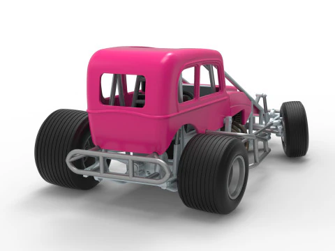 Super rod Versi 1 sambil memutar Skala 1 sampai 25 Model Cetak 3D