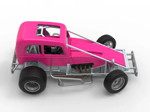 Super rod Versi 1 sambil memutar Skala 1 sampai 25 Model Cetak 3D