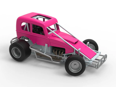 Super rod Versi 1 sambil memutar Skala 1 sampai 25 Model Cetak 3D