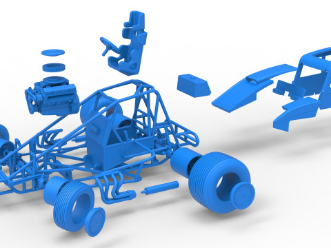 Super rod Version 1 while turning Scale 1 to 25 3D Print Model