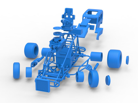 Super rod Version 1 while turning Scale 1 to 25 3D Print Model