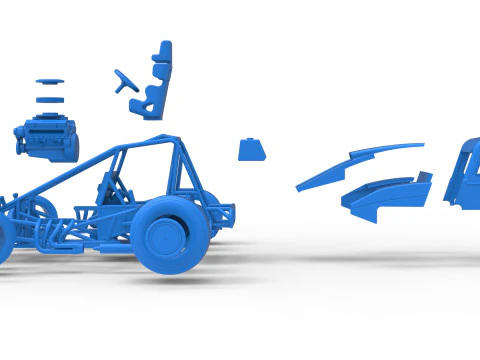 Super rod Versi 1 sambil memutar Skala 1 sampai 25 Model Cetak 3D