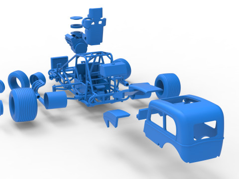 Super rod Version 1 while turning Scale 1 to 25 3D Print Model