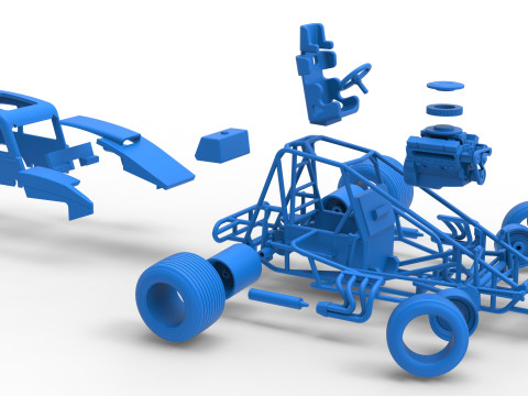 Super rod Version 1 while turning Scale 1 to 25 3D Print Model