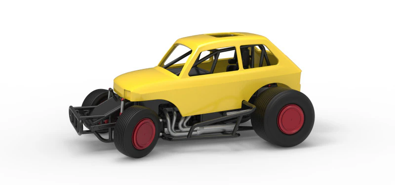 Super rod Version 2 while turning Scale 1 to 25 3D Print Model .c4d .max .obj .3ds .fbx .stl .blend 