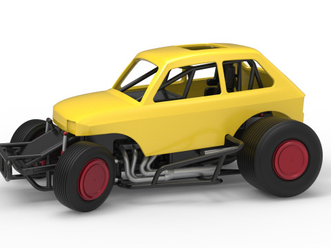 Super wędka Wersja 2 podczas skrętu Skala 1 do 25 Model do druku 3D