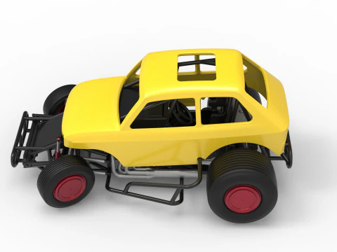 Super rod Version 2 while turning Scale 1 to 25 3D Print Model