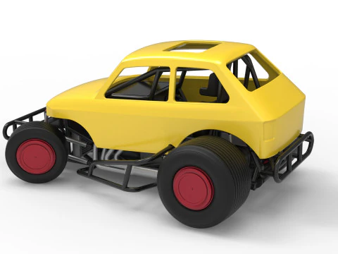 Super rod Version 2 while turning Scale 1 to 25 3D Print Model