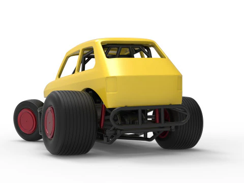 Super rod Version 2 while turning Scale 1 to 25 3D Print Model