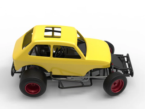 Super rod Version 2 while turning Scale 1 to 25 3D Print Model