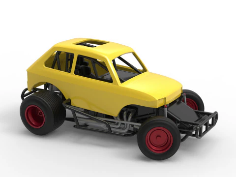 Super rod Version 2 while turning Scale 1 to 25 3D Print Model
