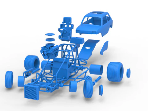 Super rod Version 2 while turning Scale 1 to 25 3D Print Model