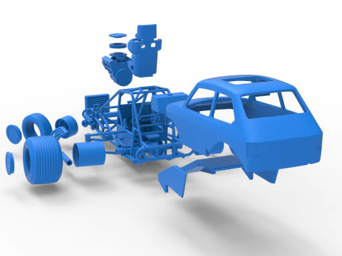 Super rod Version 2 while turning Scale 1 to 25 3D Print Model