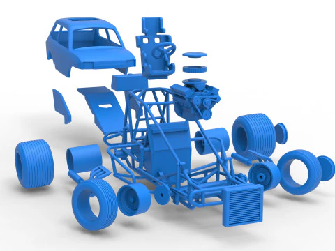 Super rod Version 2 while turning Scale 1 to 25 3D Print Model