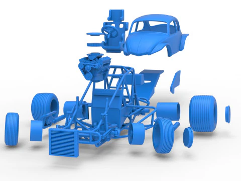 Super rod Version 3 while turning Scale 1 to 25 3D Print Model